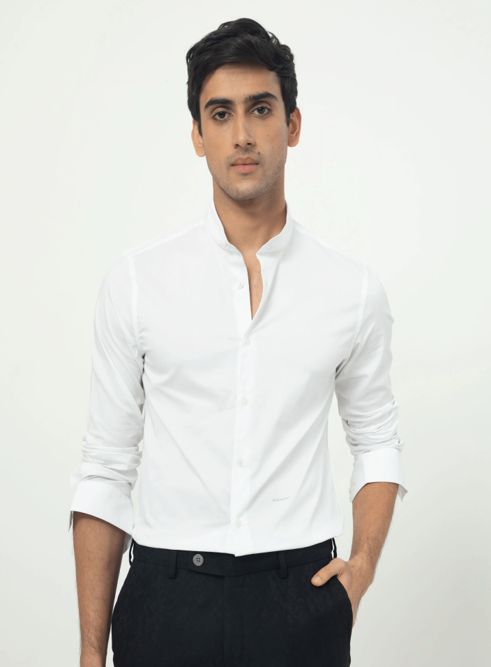 Cotton off-white shirt